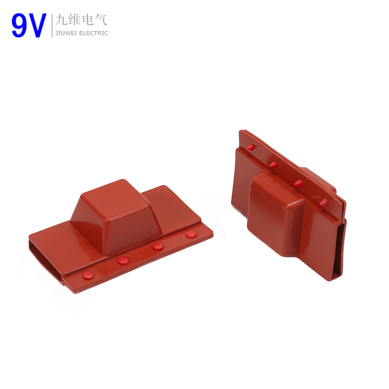 China 
                Caixa elétrica em forma de proteção em borracha de silicone de 9 V.
              fabricação e fornecedor