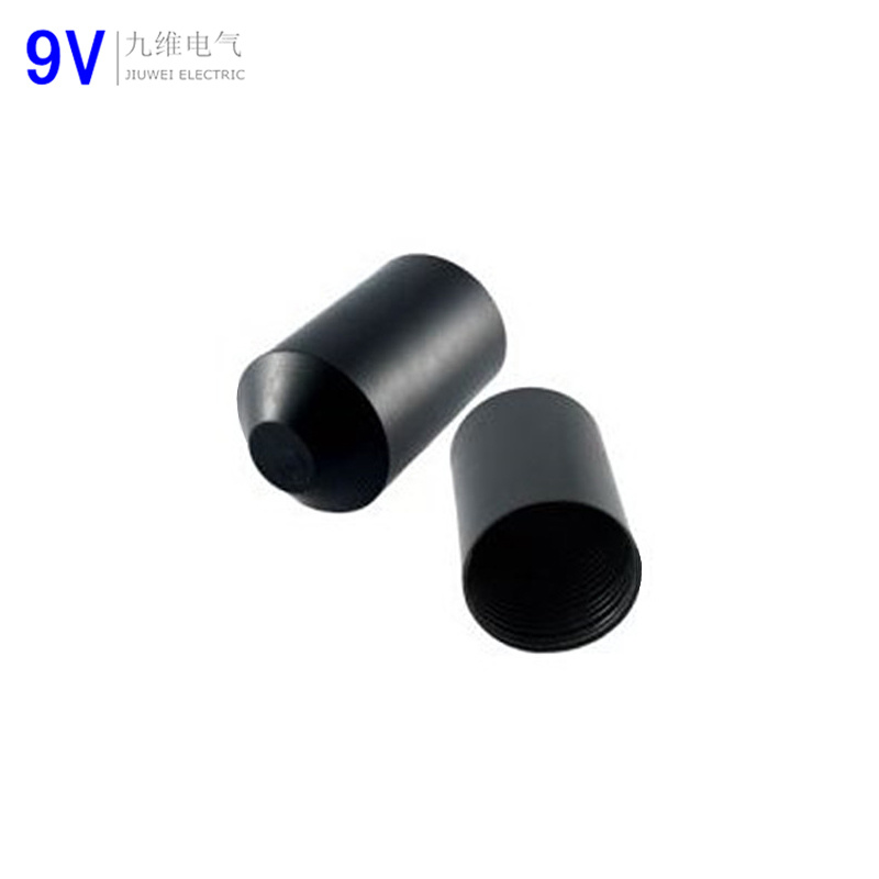 China 
                Cable de suministro de fábrica tapa de cable negro termorretráctil Tapas de extremo
              fabricante y proveedor