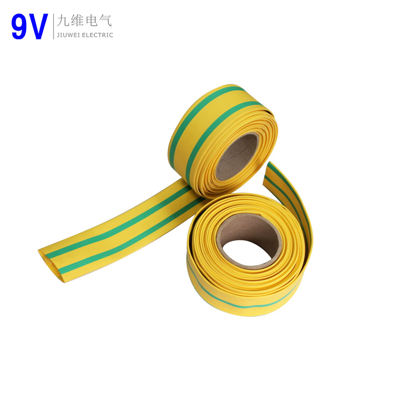 Китай 
                Горячая продажа VDR двухцветная желто-зеленая термоусадочная трубка
              производитель и поставщик
