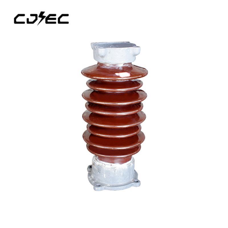 Chine 
                35kv Post porcelaine isolant Fabricant Basse tension marron céramique électrique Isolants
              fabrication et fournisseur