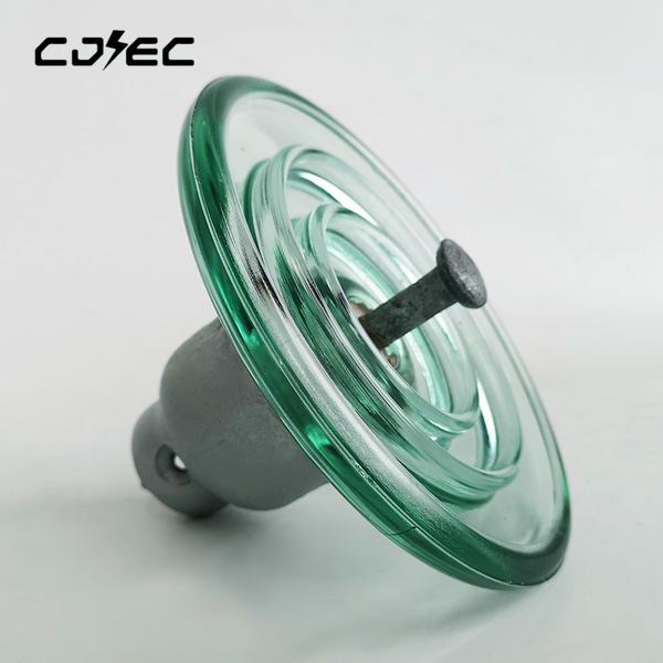 40kn White and Green Disc Glass Insulator U40b