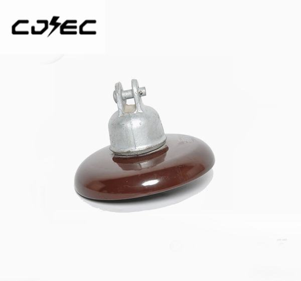 Chine 
                                 52-4 de la langue de la chape T/C de la suspension de type disque isolant en porcelaine                                fabrication et fournisseur