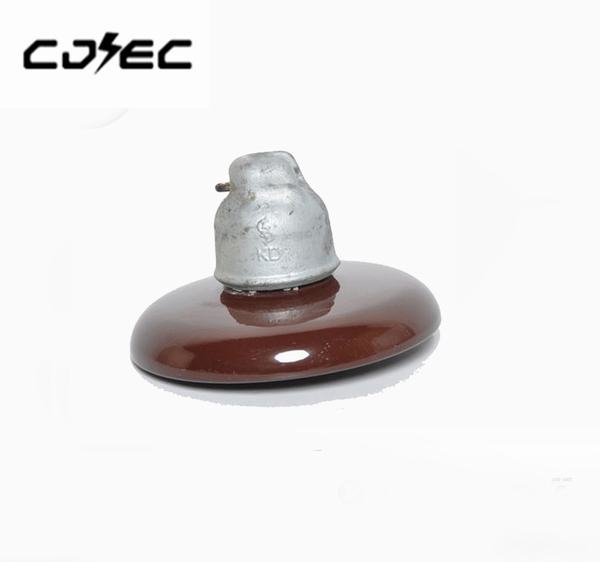 China 
                                 Suspensão do tipo de soquete esférico 52-5 Isolador de porcelana                              fabricação e fornecedor