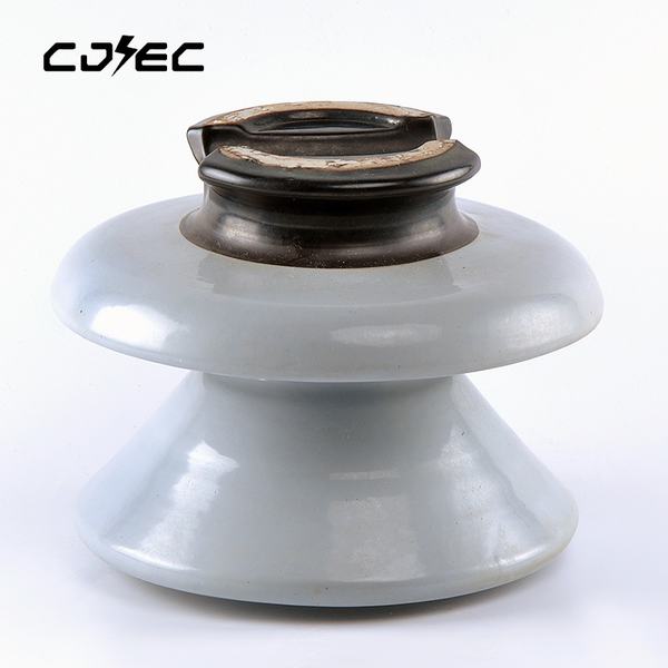 56-3 11kv High Voltage Pin Porcelain Insulator with Spindle