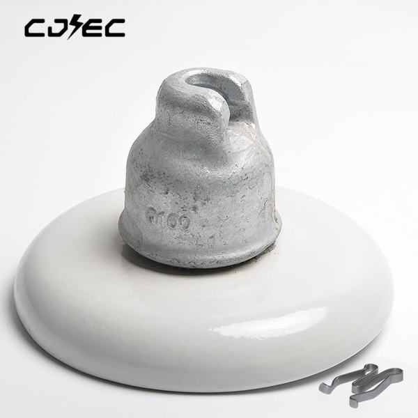 70kn High Voltage Disc Type Ceramic Porcelain Insulator U70bl