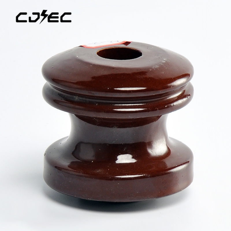 
                ANSI 53-2 Brown Ceramic Insulator Porcelain Stay Guy Strain Isolators
            