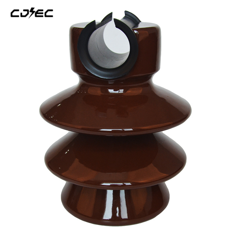 
                High Quality Porcelain Pin Insulator with Plastic Sleeve at The Top (20 kV) Porcelain Pin Isolators
            
