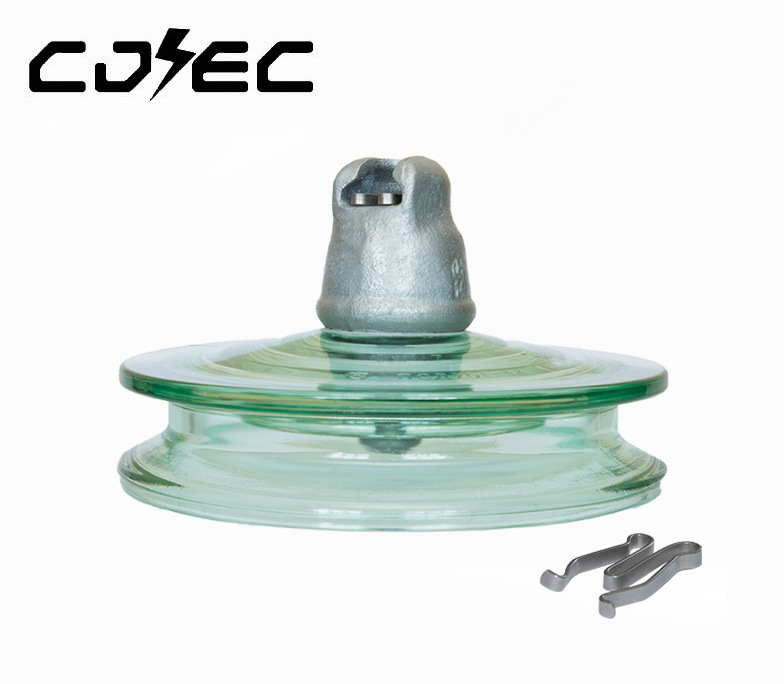 
                Isolador de vidro da suspensão Toughed do tipo nevoeiro padrão IEC
            
