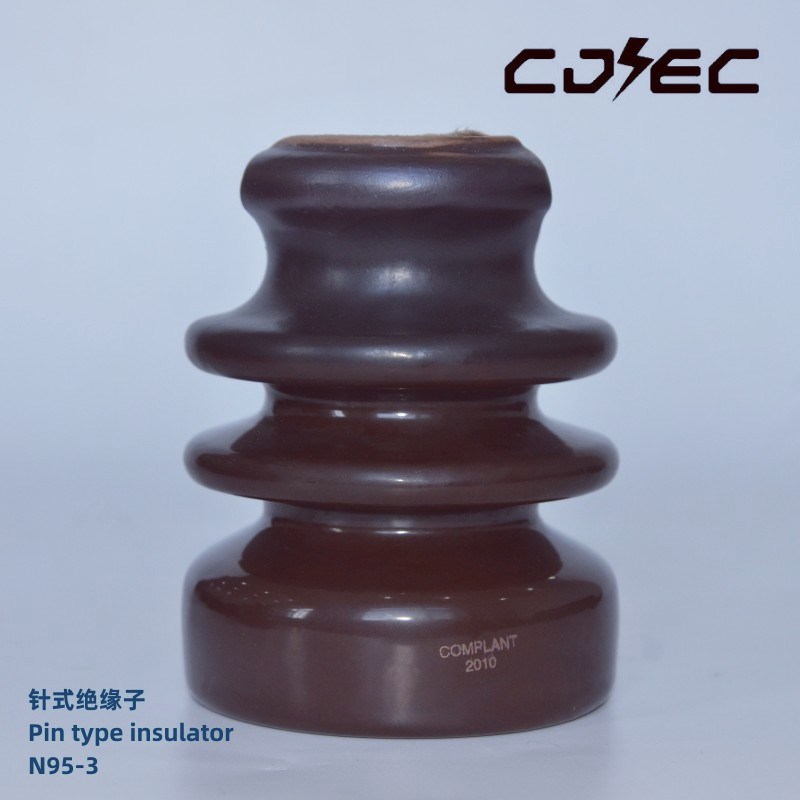Low Voltage Ceramic Isolator N95/3 Pin Ceramic Insulator