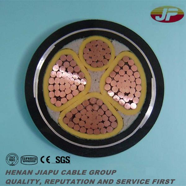 Chine 
                                 0.6/1kv coeurs multiples, circulaire compacté Al ou Cu/PVC/câble d'alimentation Unarmoured PVC                              fabrication et fournisseur