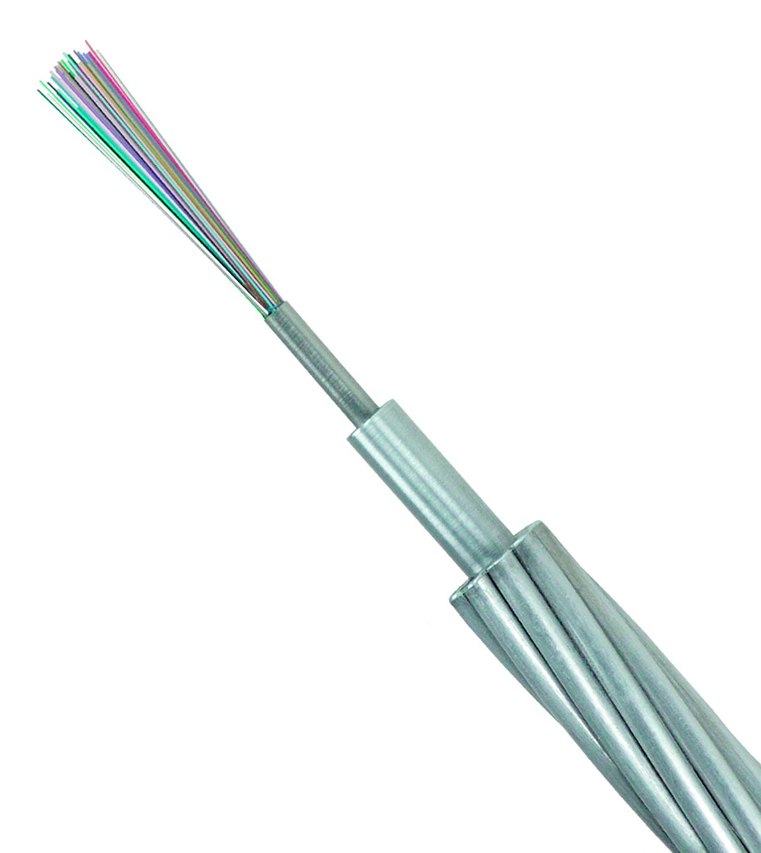 
                        Central Aluminium Clad Stainless Steel Tube Optic Fiber Cable
                    