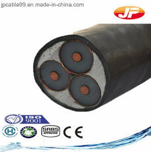 China 
                                 Mittlere Spannungs-XLPE Unarmoured drei Isolierkerne elektrisches kabel, Energien-Kabel                              Herstellung und Lieferant