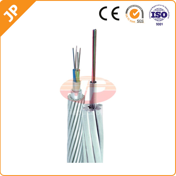 
                PBT Tube Double Layer 48 Cores Acs Opgw Optical Fiber Cable
            