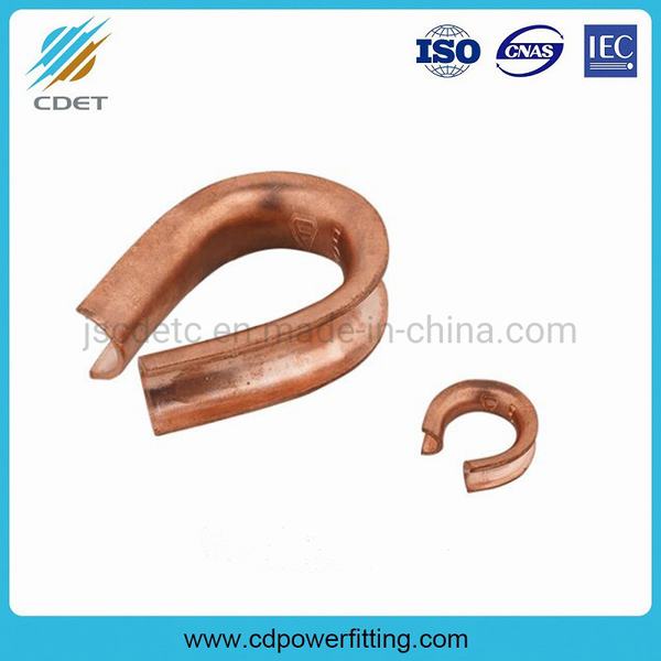 China 
                        Cable Thimble Electric Wire Rope Copper Thimble
                      manufacture and supplier