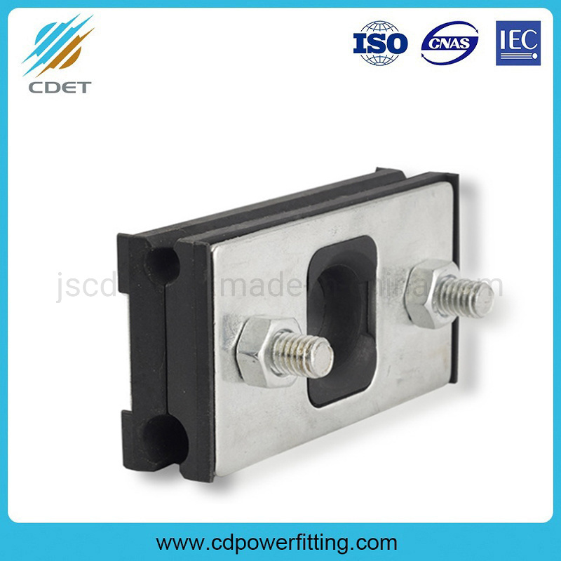 China Adjustable Optical Fiber Drop Pole Suspension Clamp