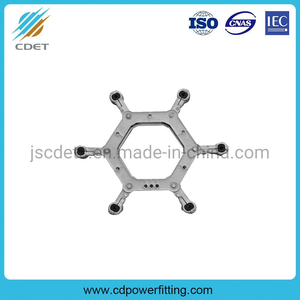 China 
                Amortiguador separador tipo bastidor hexagonal de aluminio China
              fabricante y proveedor