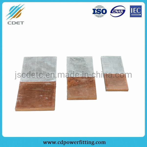 China Bimetal Copper Aluminium Adapter Board Transition Plate
