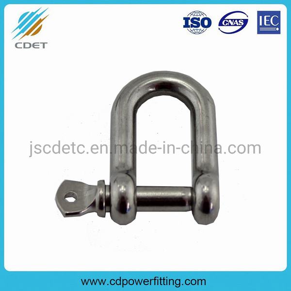 China Europe Type Stainless Steel U Shaped Pin Shackle