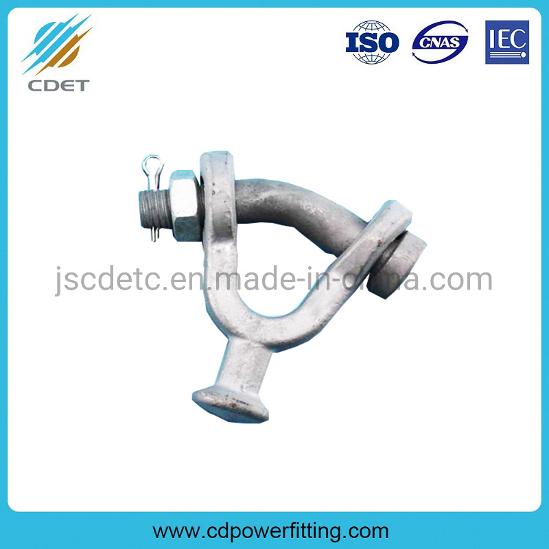 China Galvanized Y Type Oval Ball Clevis