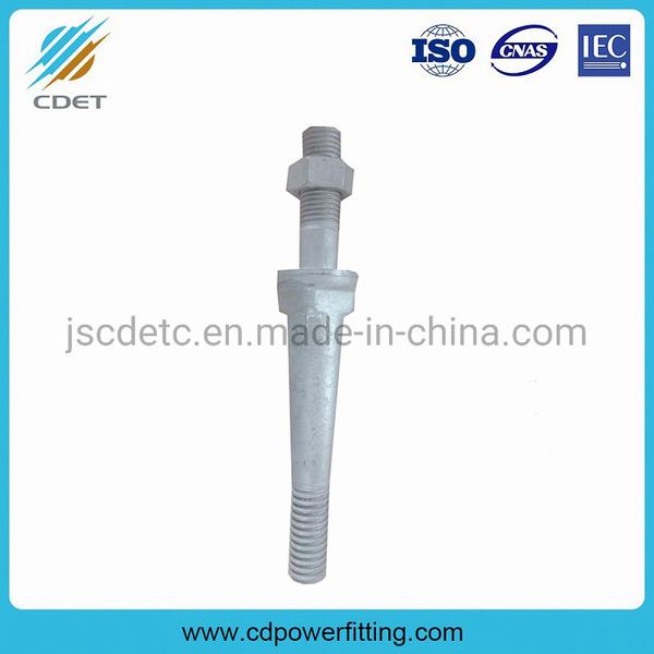 China Glass Straight Insulator Pins Spindle