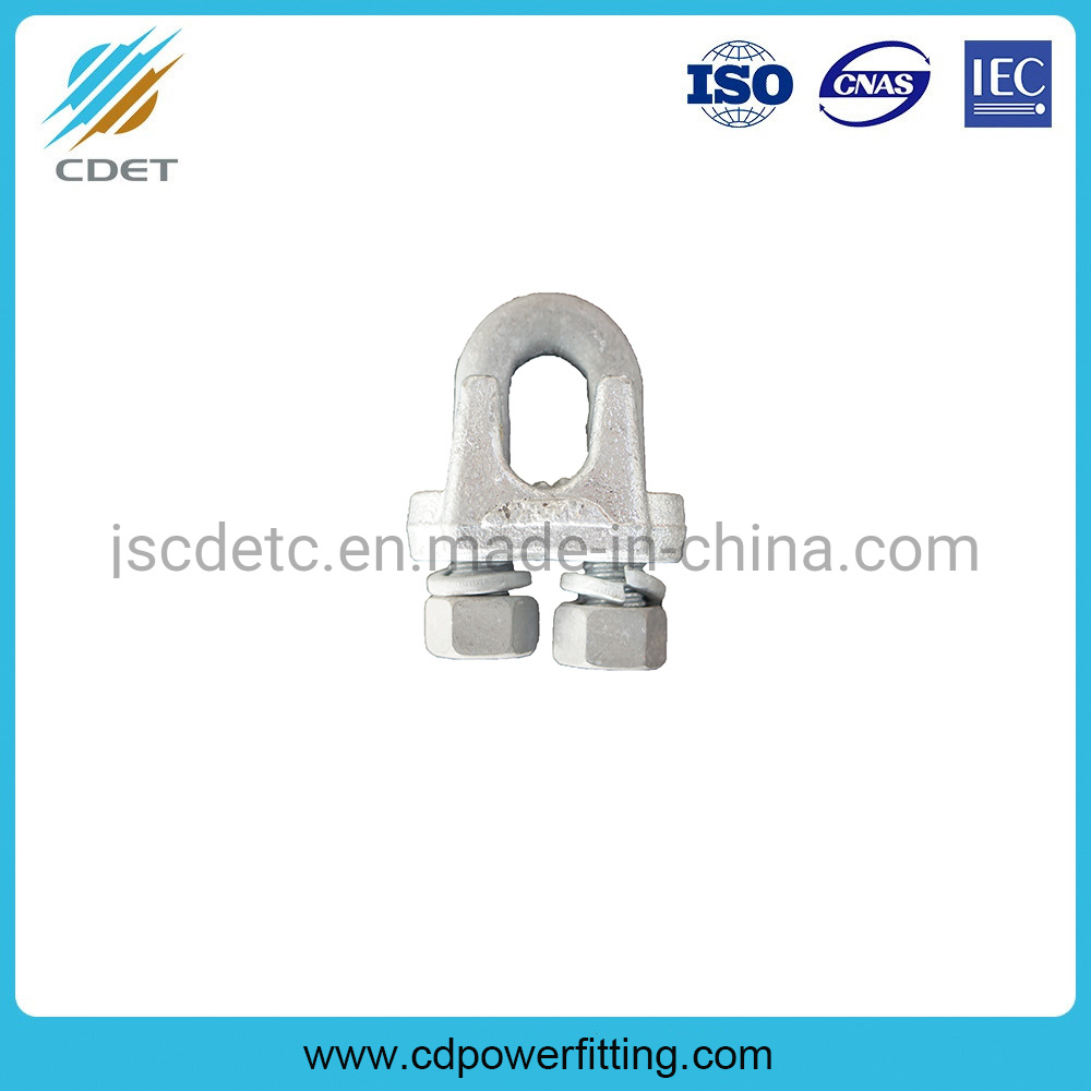 China High Quality Galvanized Stay Guy Wire Rope Clip