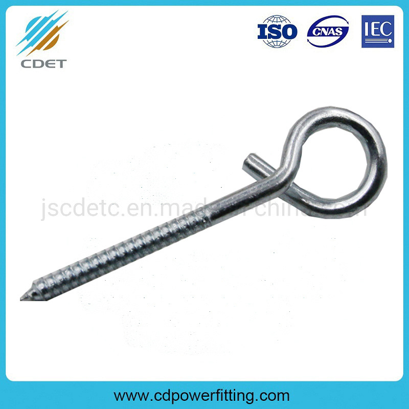 China High Quality Galvanized Wood Pole Pigtail Bolt