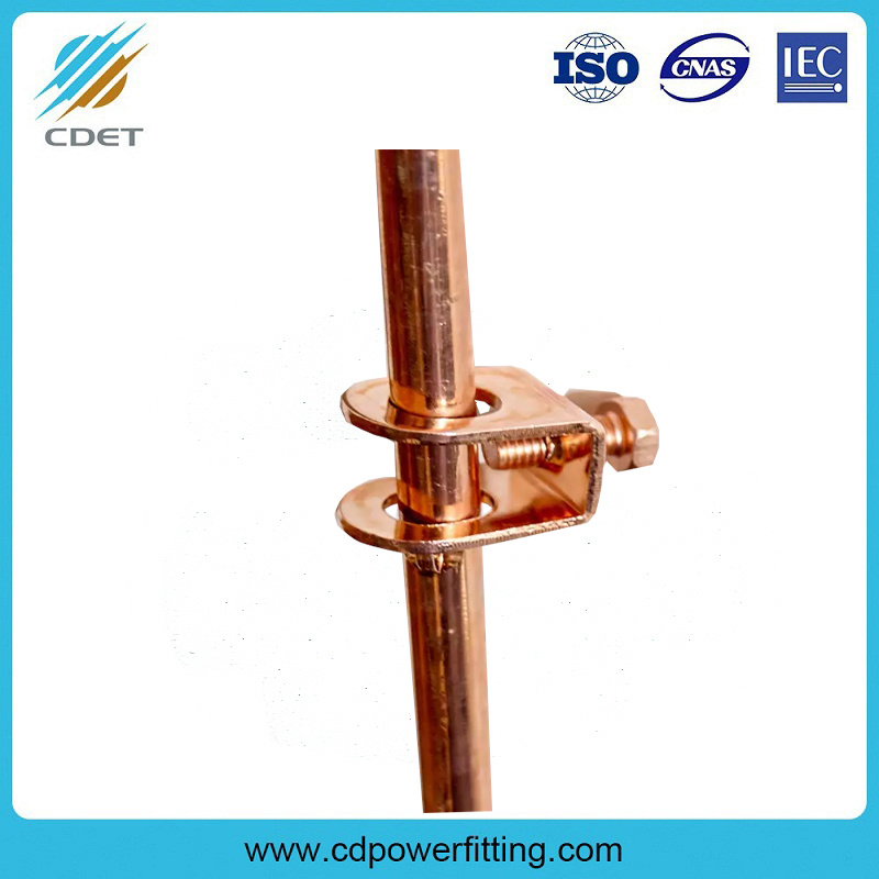 
                China High Quality Ground System Copper Grounding Earth Rod Clamp
            