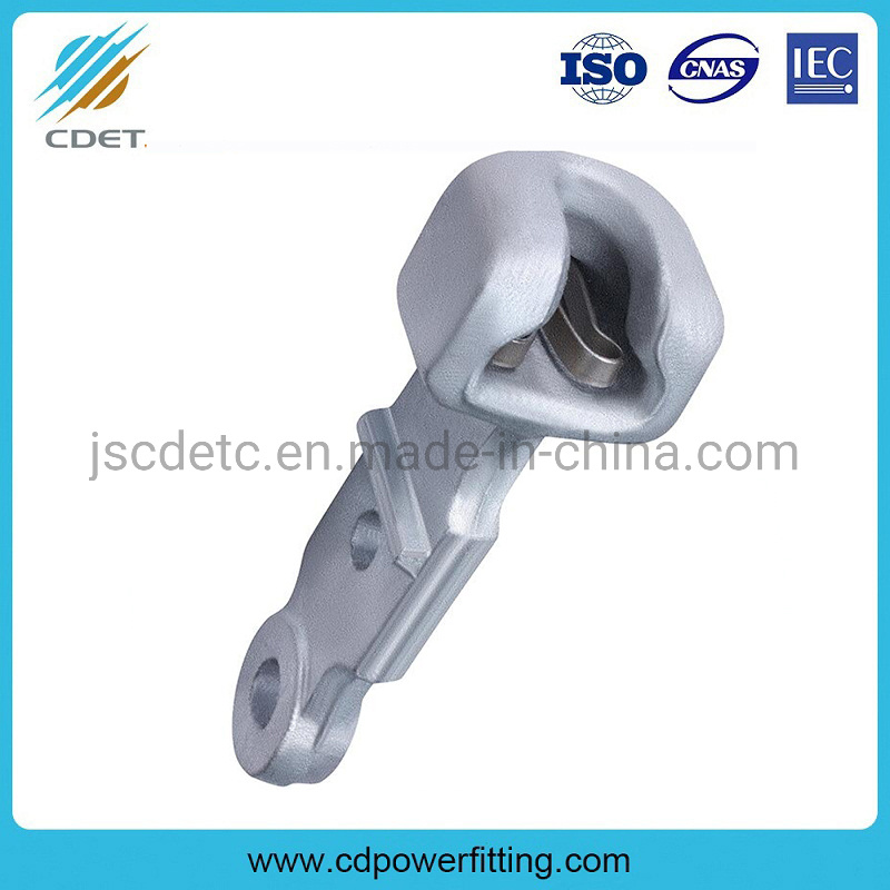 
                Forcella con linguetta per connettore femmina a tromba galvanizzata con arco e DIP per Cina
            