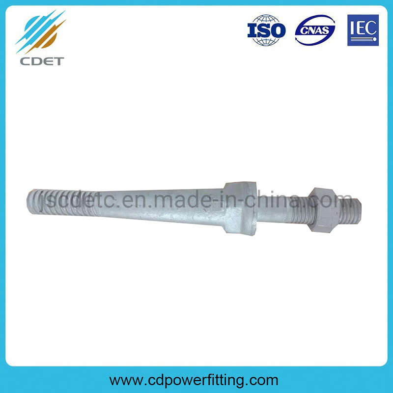 China Hot-DIP Galvanized Glass/Porcelain Insulator Pins Spindle