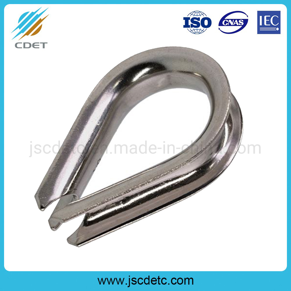 China Stainless/Galvanized Rigging Wire Rope Thimble