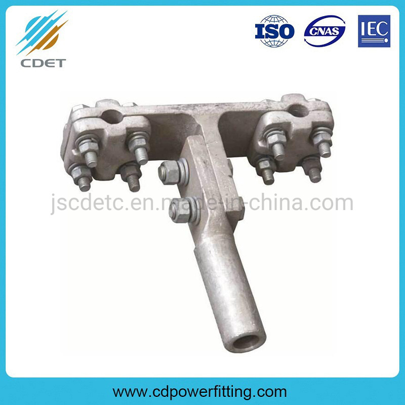 
                Compression Bolted Type Terminal Tee Clamp for Double Condcutor
            