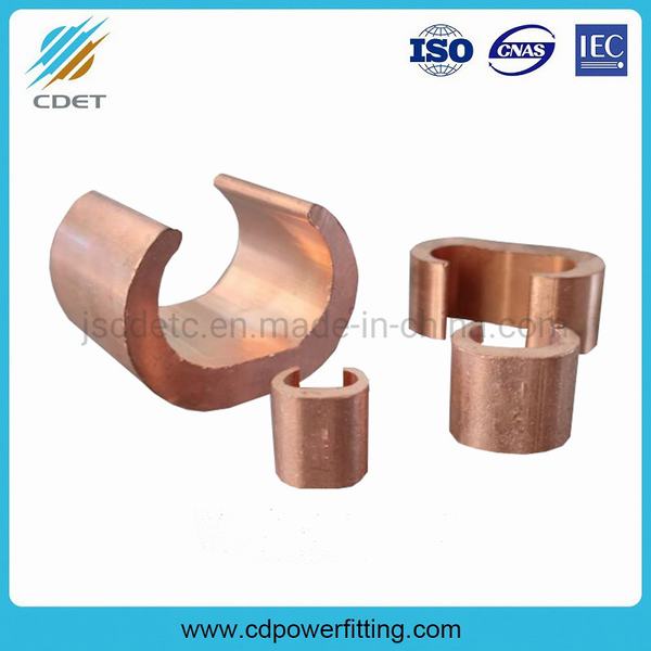 Electric Power Wire Fitting Copper Ground Rod Bass C Clamp