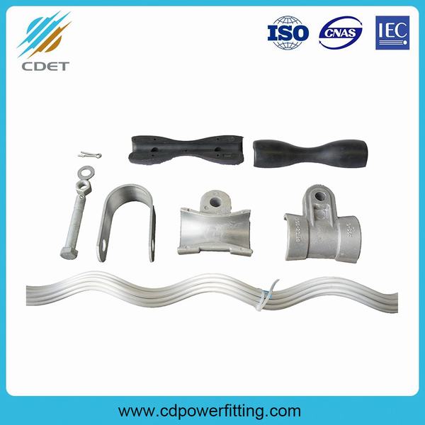 Fiber Optical Cable Preformed Helical Suspension Clamp for Overhead Line