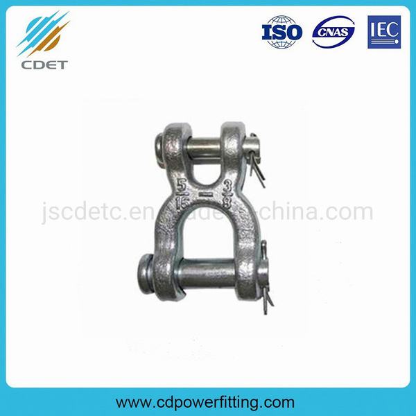 China 
                        Galvanized Forging Carbon Steel X Type Double Clevis Link
                      manufacture and supplier