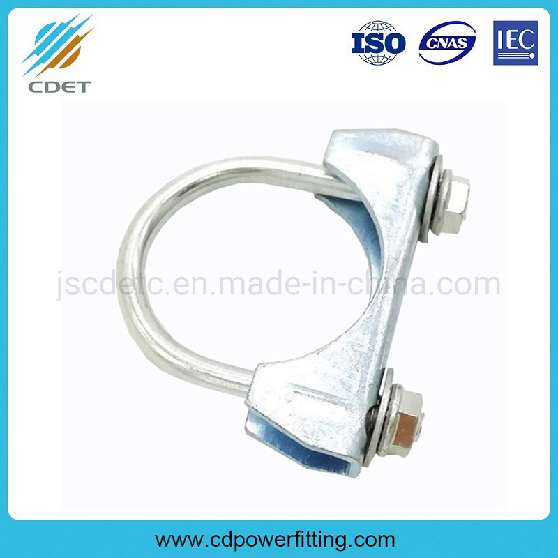 China 
                Galvanized Steel U Bolt Exhaust Pipe Clamp
              manufacture and supplier