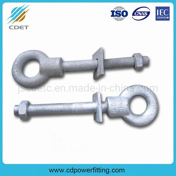 China 
                        HDG Shoulder Eye Bolt with Nut and Washer
                      manufacture and supplier