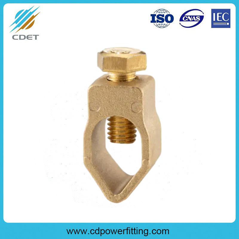 China 
                Abrazadera de la barra de tierra de conexión a tierra de cobre de servicio pesado
              fabricante y proveedor