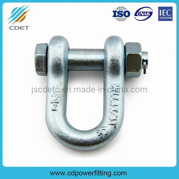 China 
                        High Quality Galvanized U D Anchor Shackle
                      manufacture and supplier