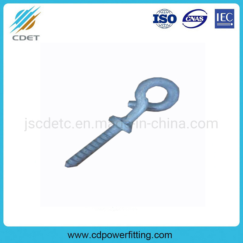 China 
                High Quality Pigtail Hook Bolt Screw for Wooden Pole
              manufacture and supplier