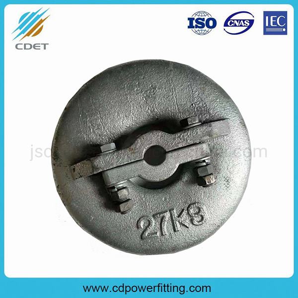 China 
                        Hot-DIP Galvanized Balance Counter Weight Piece
                      manufacture and supplier