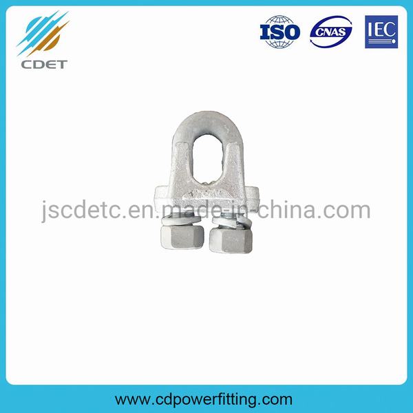China 
                        Hot-DIP Galvanized Stay Guy Wire Rope Clamp
                      manufacture and supplier