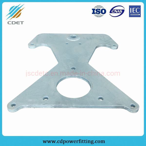 China 
                                 Verstellbare Gabelplatte aus Galvanisiertem Stahl mit heißem DIP für Power Line                              Herstellung und Lieferant