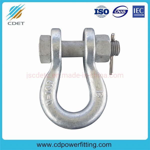 China 
                        Hot-DIP Galvanized Steel D Anchor U Shape Shackle
                      manufacture and supplier