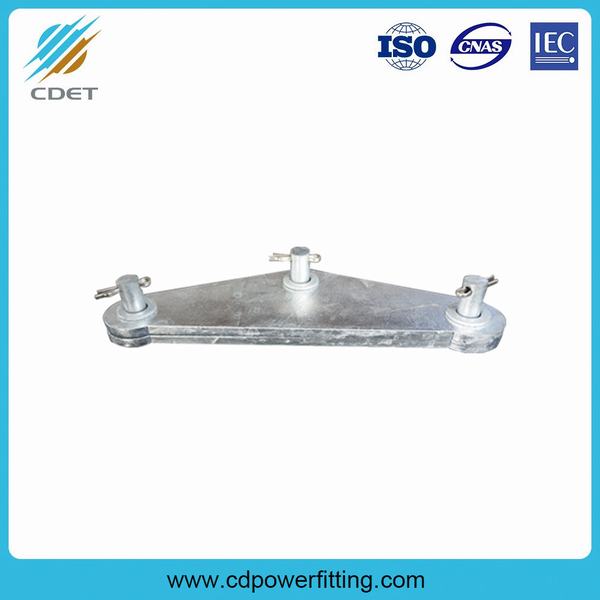 China 
                        Hot-DIP Galvanized Steel Double Yoke Plate for Overhead Transmission Line
                      manufacture and supplier