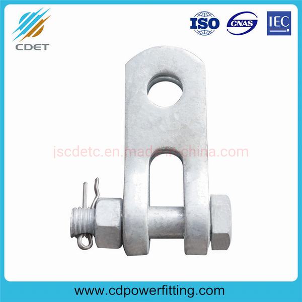 Hot-DIP Galvanized Steel Power Line Accessories Hanging Clevis Tongue