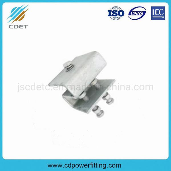 Pole Fitting Galvanized Opgw Down Leading Clamp