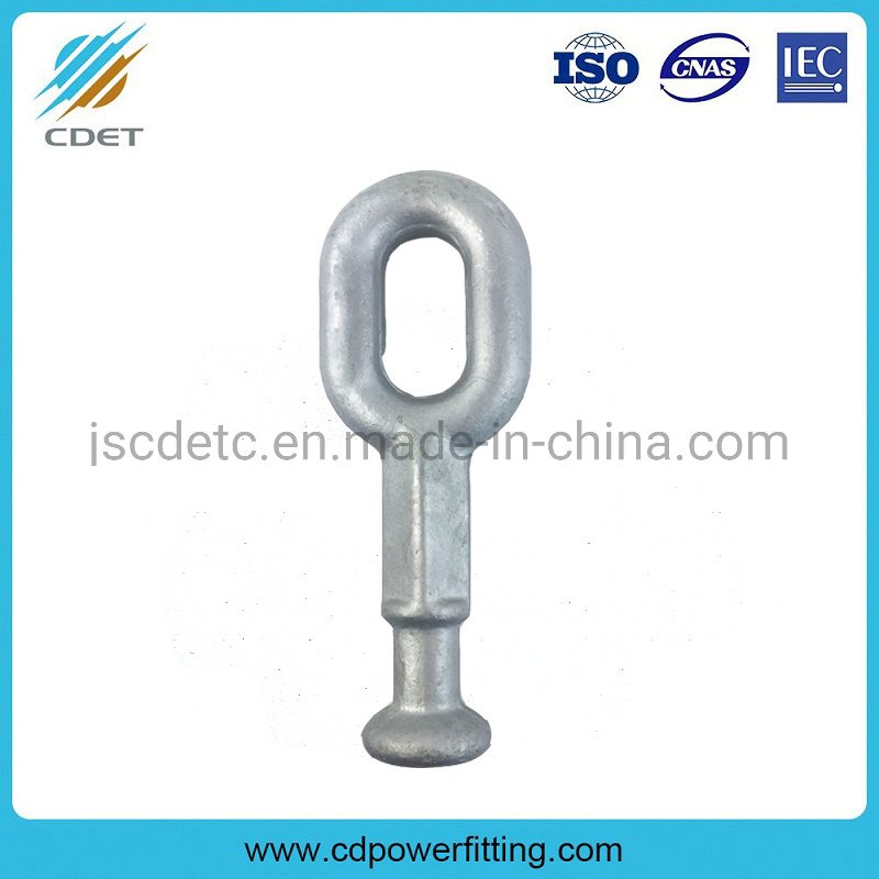 Power Line Hardware Hot-DIP Galvanized Forged Oval Ball Clevis