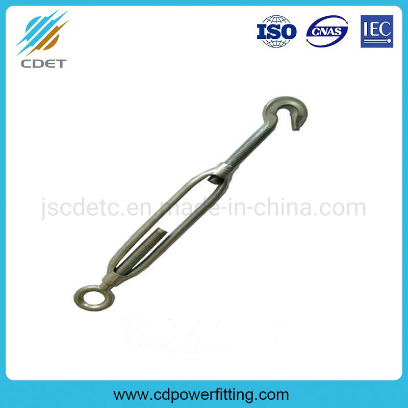 Power Line Hardware Hot-DIP Galvanized Forged Turnbuckle