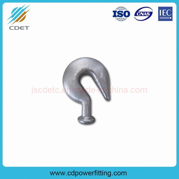 China 
                        Power Transmission Hardware Ball Eye Ended Tower Hook
                      manufacture and supplier