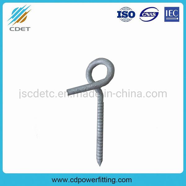 Wood Wooden Threaded Eye Bolt Screw with Round Ring